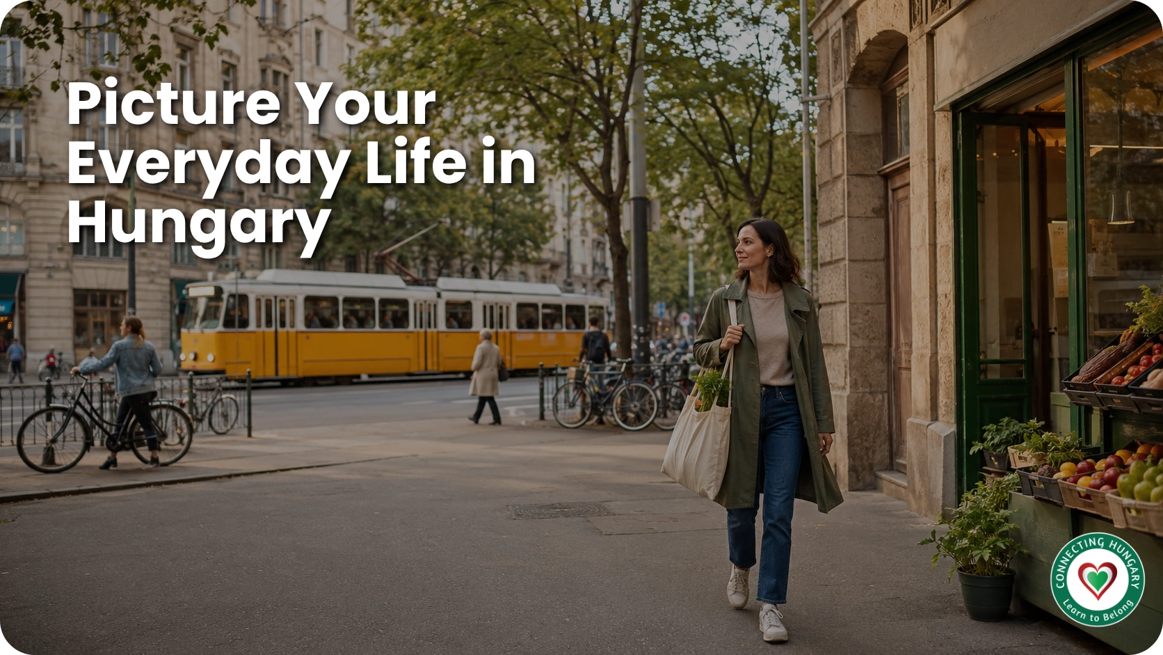 Woman considering transport, housing and everyday routines before moving to Hungary.